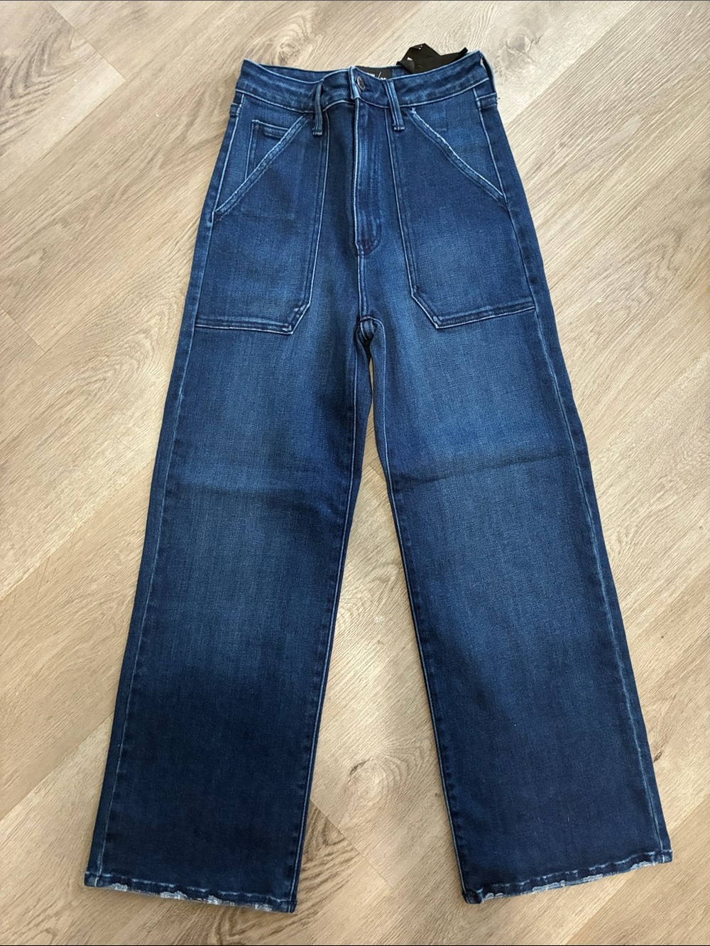 NWOT Just Black Women’s Straight Jeans in Dark Blue Denim